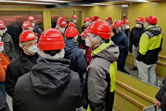 Besuch der Müllverbrennungsanlage in Bozen Süd (Foto: LPA/Deutsche Bildungsdirektion)