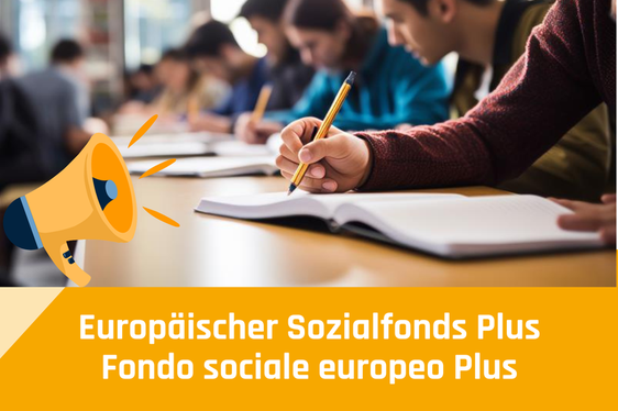 Der Europäische Sozialfonds Plus (ESF+) finanziert Maßnahmen gegen den Schulabbruch und hat einen neuen Aufruf dazu veröffentlicht. (Foto: ESF+)