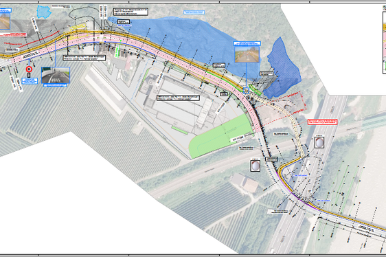 Sulla strada statale 127 proseguono i lavori di protezione contro la caduta massi e di messa in sicurezza: il tratto interessato va dal chilometro 1+050 al chilometro 1+895. (Foto: USP/Ufficio tecnico strade centro-sud)