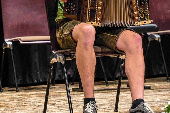Giovanni Costanzi mit der Steirischen Harmonika (Foto: LPA/Referat Volksmusik)