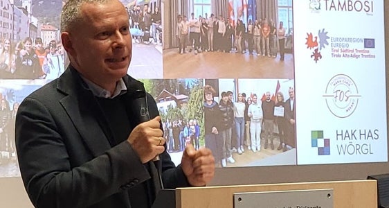 Euregio-Generalsekretär Christoph von Ach: Brücken zwischen den Kulturen bauen, Dialog, Zusammenarbeit und europäisches Zusammenleben fördern: Das ist der Geist der Euregio-Schulpartnerschaft. (Foto: Euregio)