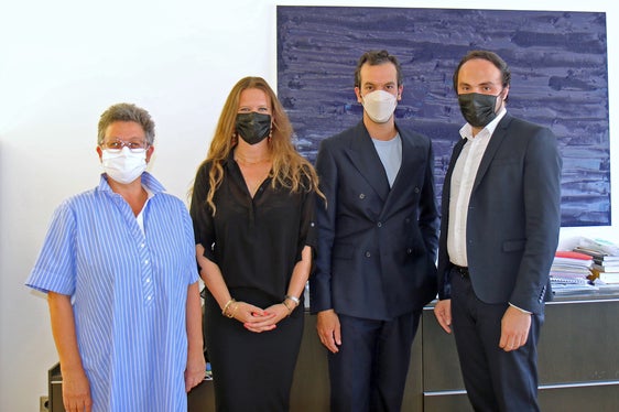 Visita all’assessore Achammer del futuro direttore artistico delle VBB, Rudolf Frey. Erano presenti anche l’attuale direttrice artistica Irene Girkinger e Barbara Weis, presidente della VBB (Foto: ASP/Edith Benischek).