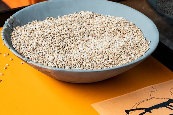 La mostra Macine: dal grano alla farina ha l'obiettivo di evidenziare l'evoluzione del procedimento della macinazione nel corso dei millenni (Foto: ASP/Manuela Tessaro)