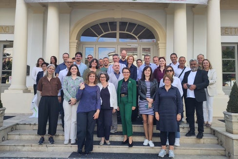 Die Partner des Interreg Europa-Projekts CORE beim Treffen in Székesfehérvár in Ungarn im Mai: Das Land Südtirol ist über die Landesagentur für Umwelt und Klimaschutz beteiligt. (Foto: LPA/Landesagentur für Umwelt und Klimaschutz).
