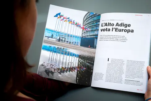 Anche il terzo numero 2024 della rivista della Provincia “nëus”, appena pubblicato, è incentrato sull'Europa. (Foto: ASP/Fabio Brucculeri)