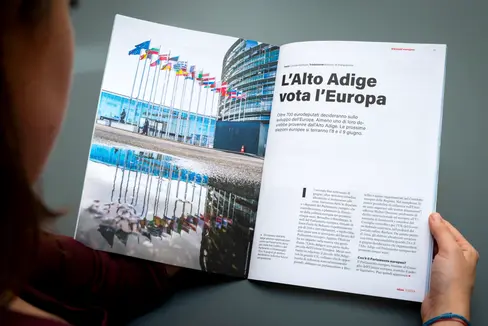 Anche il terzo numero 2024 della rivista della Provincia “nëus”, appena pubblicato, è incentrato sull'Europa. (Foto: ASP/Fabio Brucculeri)