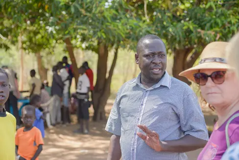 Landesrätin Pamer hat im Frühjahr in Uganda mehrere Projekte der Entwicklungszusammenarbeit, darunter auch mehrere in Flüchtlingslagern, besichtigt. (Foto: LPA/Hannes Wisthaler)
