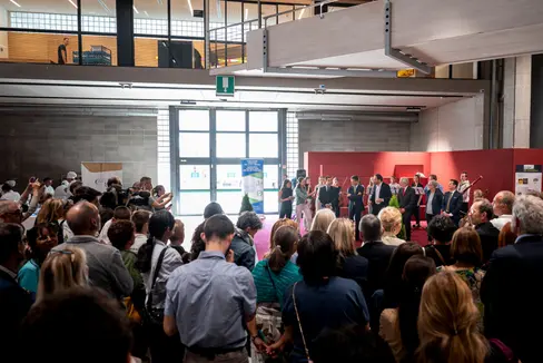 Grande partecipazione per l'inaugurazione alla Fiera di Bolzano della decima edizione della fiera della formazione Futurum. Fino a sabato 20 settembre sarà aperta principalmente agli studenti. (Foto: USP/Fabio Brucculeri)