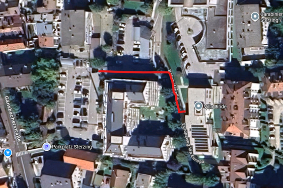 Die Pressekonferenz zur Sondersitzung im Wipptal beginnt am Dienstag, 24. März, um 11.30 Uhr in der Villa Linde, Bahnhofsstraße 10 A in Sterzing (im Bild). (Quelle: Bezirksgemeinschaft Wipptal)