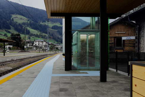Zu den zentralen Maßnahmen des Abkommens zählen erhöhte Bahnsteige, die einen barrierefreien Zugang zu den Zügen ermöglichen. (Rendering: Gruppo FS)