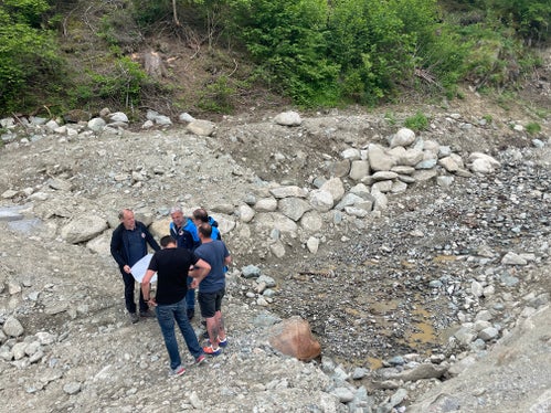 Un'altra immagine del sopralluogo in Val Venosta. (Foto: ASP/GNews)