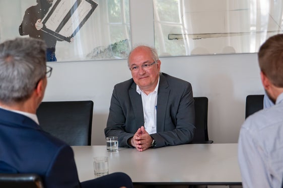 Nicolas Levrat, sessantenne svizzero, è direttore del Global Studies Institute dell'Università di Ginevra, specializzato in studi internazionali. (Foto: ASP/Greta Stuefer)