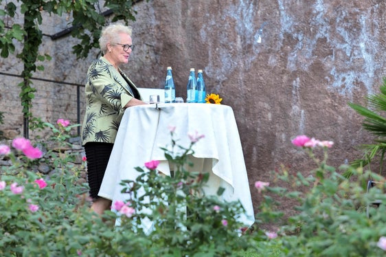 Monika Oberhofer, la prima direttrice dell'Accademia, ha ricordato gli inizi. (Foto: ASP/ Paul Dibiasi)