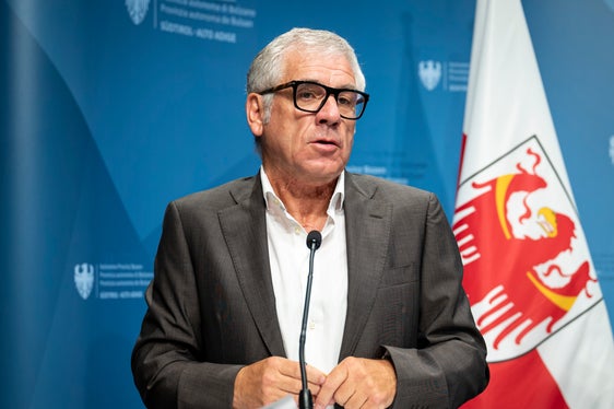 Il presidente del Consorzio dei Comuni dell'Alto Adige, Andreas Schatzer. (Foto: USP/Fabio Brucculeri)