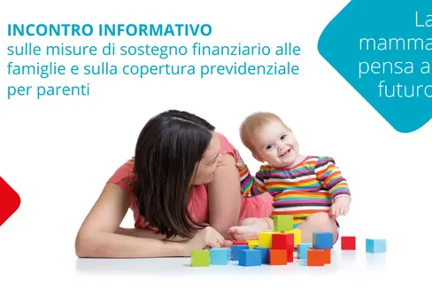 L'evento informativo online dal titolo La mamma pensa al futuro si svolgerà martedì 23 maggio sul canale YouTube in lingua italiana della Provincia (Foto: ASP)