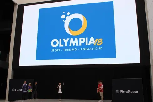 La presentazione delle iniziative per Olympia18 durante l'ultima edizione della Fiera del Tempo Libero a Bolzano. (Foto: ASP)