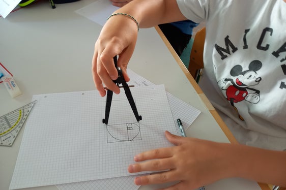 Fibonacci-Zahlen geometrisch dargestellt. (Foto: LPA/Monika Gatterer)