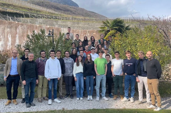 Die Teilnehmerinnen und Teilnehmer der 26. Mathematik-Modellierungswoche (Foto: LPA/Bildungsdirektion)