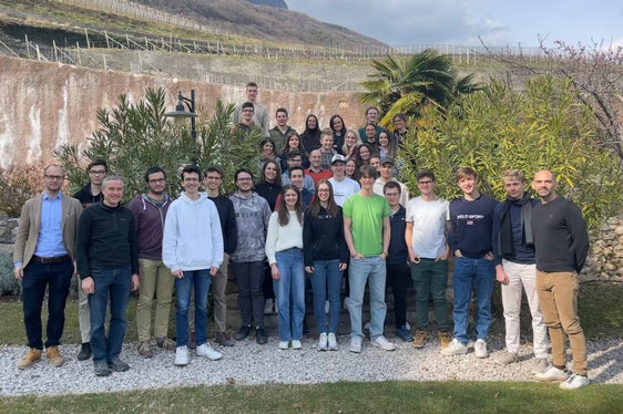 Die Teilnehmerinnen und Teilnehmer der 26. Mathematik-Modellierungswoche (Foto: LPA/Bildungsdirektion)