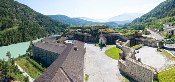 Mille dei 65.000 metri quadrati del forte di Fortezza saranno utilizzati per allestire l'esposizione permanente della storia del territorio altoatesino. (Foto: Forte di Fortezza/Georg Hofer)