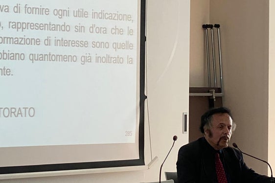 L'avvocato milanese Rolando Dubini, specializzato in sicurezza sul lavoro, ha offerto agli ispettori l'opportunità di approfondire la nuova normativa. (Foto: USP/Ispettorato del lavoro)