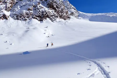 Indagine sul manto nevoso in Val Senales (Foto: Ufficio meteorologia e prevenzione valanghe /Servizio prevenzione valanghe Alto Adige)