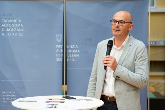 Il sindaco di Funes, Peter Pernthaler (Foto ASP/Fabio Brucculeri)