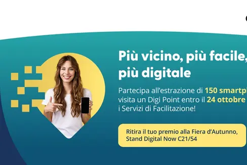 Chi si rivolge a uno dei Digi Point entro il 24 ottobre ha la possibilità di vincere uno dei 150 smartphone in palio. (FOTO: USP/Ripartizione Informatica)