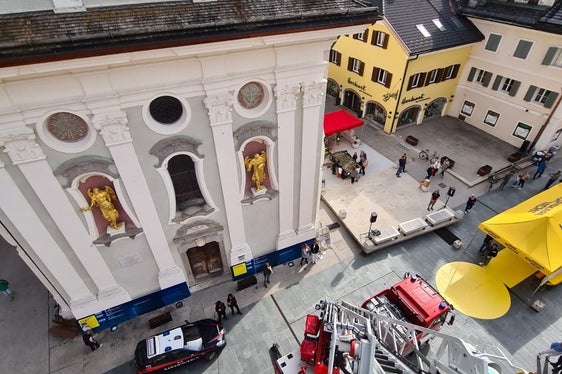 Die Agentur für Bevölkerungsschutz hat vor einem Jahr den Informationstag Hochwasser nach Brixen gebracht, heuer stand Innichen auf dem Programm. (Foto: LPA/G.News)