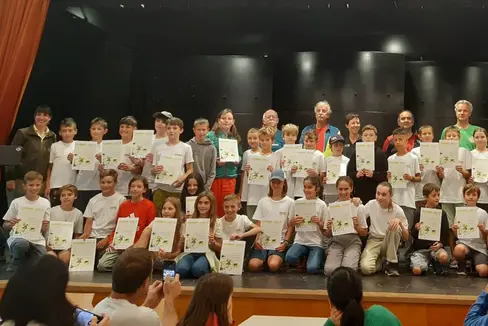 45 Jugendliche erhielten am Samstag die Diplome als Junior Rangers. (Foto: LPA)
