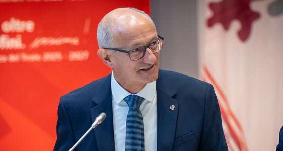 Il presidente dell’Euregio e capitano del Land Tirolo Anton Mattle (Foto: Land Tirolo/Neuner)
