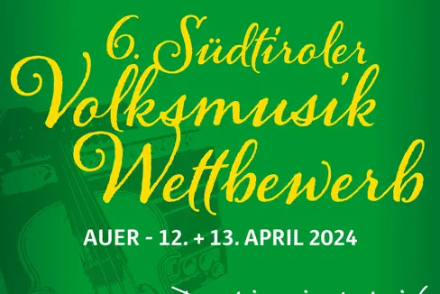 Erstmals über zwei Tage erstreckt sich die sechste Ausgabe des Südtiroler Volksmusik- Wettbewerbs, der seit 2012 im Zwei-Jahres-Rhythmus ausgetragen wird.