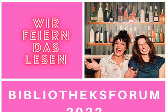 Der Flyer zum Bibliotheksforum