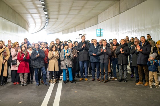 Feierstunde zur Eröffnung der Umfahrung Vahrn. (Foto: LPA/Daniel von Johnston)
