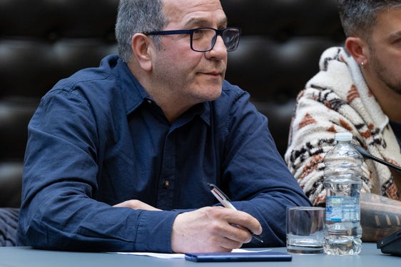 Ha rappresentato le esigenze dei lavoratori delle Acciaierie: Riccardo Conte (FIM SGB CISL). (Foto: USP/Lucia Rose Buffa)