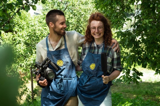 Thomas Schäfer und Meike Hollnaicher stellen das Projekt Farmfluencers vor. (Foto: LPA)
