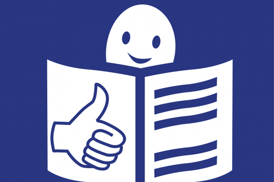 Dieses Zeichen markiert Texte, die in Leichter Sprache geschrieben und von Prüfleserinnen und Prüflesern gegengelesen wurden. (Foto: LPA/Amt für Bibliotheken und Sprachen)