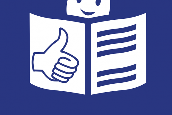 Il simbolo che contrassegna i testi in lingua facile (Foto: ASP/Ufficio Biblioteche e lettura)