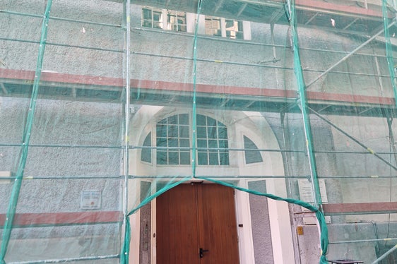 Tra gli interventi inseriti nel programma vi è il restauro della facciata della Blaues Haus, in Via Conciapelli 69. (Foto: ASP/Gianluca Crocco)