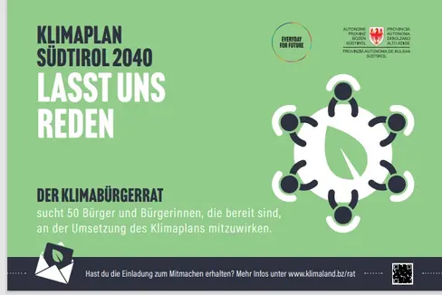 Das Landesstatistikinstitut wird 50 Bürgerinnen und Bürger, zudem eine Gruppe 16- bis 18-Jähriger auswählen, die den Klimabürgerrat bilden. (Foto: LPA)