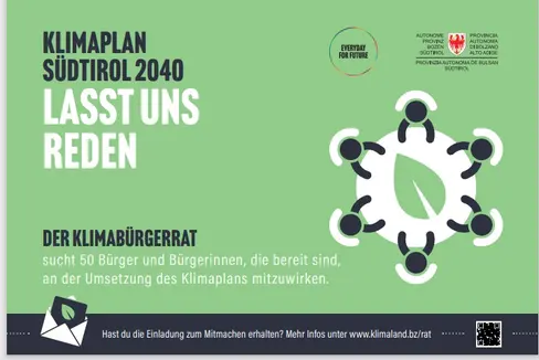 Das Landesstatistikinstitut wird 50 Bürgerinnen und Bürger, zudem eine Gruppe 16- bis 18-Jähriger auswählen, die den Klimabürgerrat bilden. (Foto: LPA)