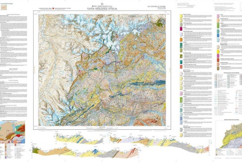 Das geologische Kartenblatt 006 St. Leonhard ist das zehnte in Südtirol, das gedruckt wurde. (Grafik: LPA/Amt für Geologie und Baustoffprüfung)