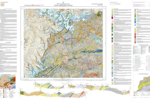 Das geologische Kartenblatt 006 St. Leonhard ist das zehnte in Südtirol, das gedruckt wurde. (Grafik: LPA/Amt für Geologie und Baustoffprüfung)