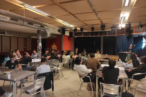 Al “Pippo” di Bolzano primo incontro preparatorio del Forum Giovani in lingua italiana dell'Alto Adige, promosso dalla Consulta degli Studenti e dalla Consulta Giovani del gruppo linguistico italiano. (Foto: USP)