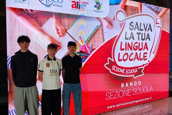 (da man ciampa a man dërta): Edoardo Alfarei, Samuel Pizzinini und Mark Planinschek (Foto: USP)