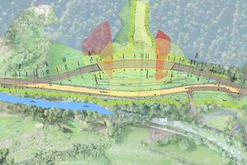 Um die Landesstraße in Ast im Pflerschtal (Gemeinde Brenner) besser vor Lawinen zu schützen und die einzige Verkehrsverbindung auch bei Schneefall aufrecht zu halten, wird die Lawinengalerie Puanlahne gebaut. (Foto: LPA)