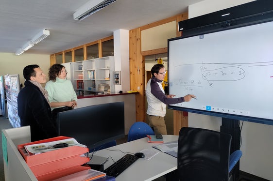 (da man ciampa a man dërta) André Comploi, Elena Pellegrini y Klaus Ambros Taibon (Foto: USP/Intendënza y Cultura ladina)