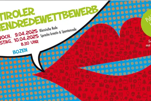 Der von der Pädagogischen Abteilung der Deutschen Bildungsdirektion, vom Landesamt für Jugendarbeit und vom Südtiroler Jugendring organisierte Südtiroler Jugendredewettbewerb 2025 wird am 9. und 10. April in Bozen ausgetragen. (Foto: LPA/Deutsche Bildungsdirektion)