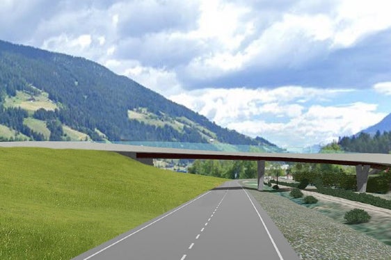Eine schlichte Brücke soll den Bahnübergang in Innichen beseitigen, damit es weniger Ausfälle bei der Bahn gibt. (Rendering: Mobilitätsressort)