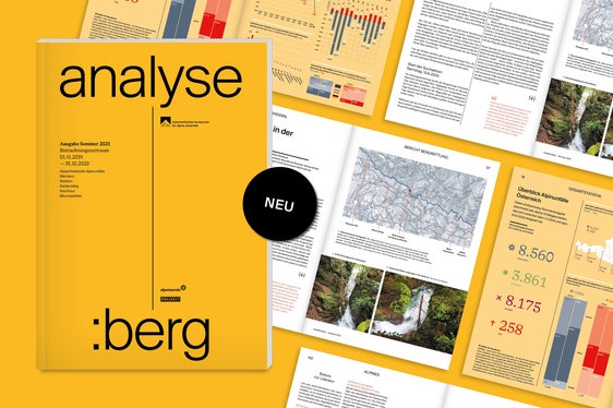 Fachzeitschrift mit Beiträgen und Daten aus der Alpinen Unfalldatenbank Südtirol (Foto: analyse:berg)